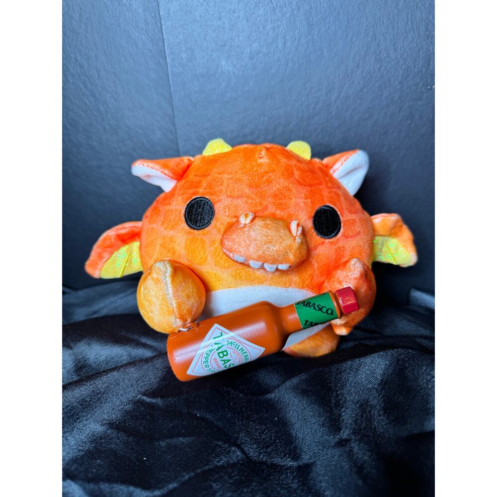 Zuru Snackles Felix Tabasco Hot Sauce Dragon Mini Brands Stuffed Plush 5"